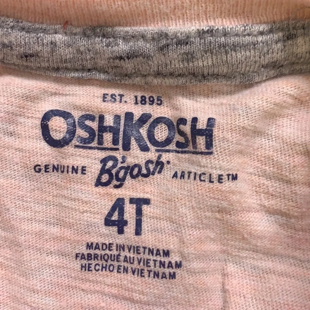 OshKosh B’Gosh Great Day Long Sleeve T-shirt 4T pink casual tee pink